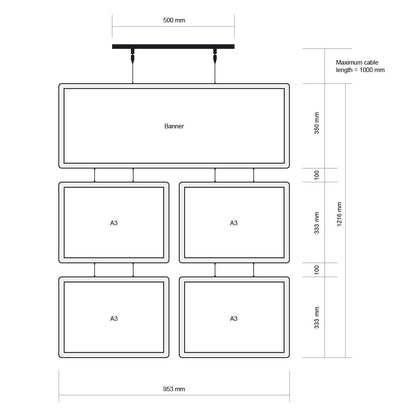 Led Pocket Display Grand Set